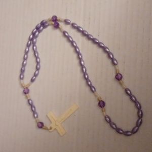 $4 Add-on Purple Beaded Rosary